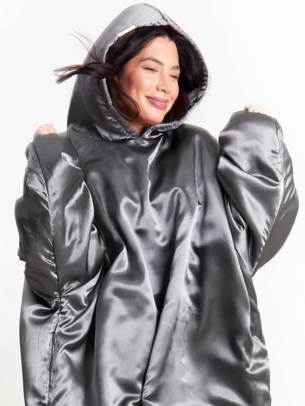KITSCH Glazey Charcoal Snuggie